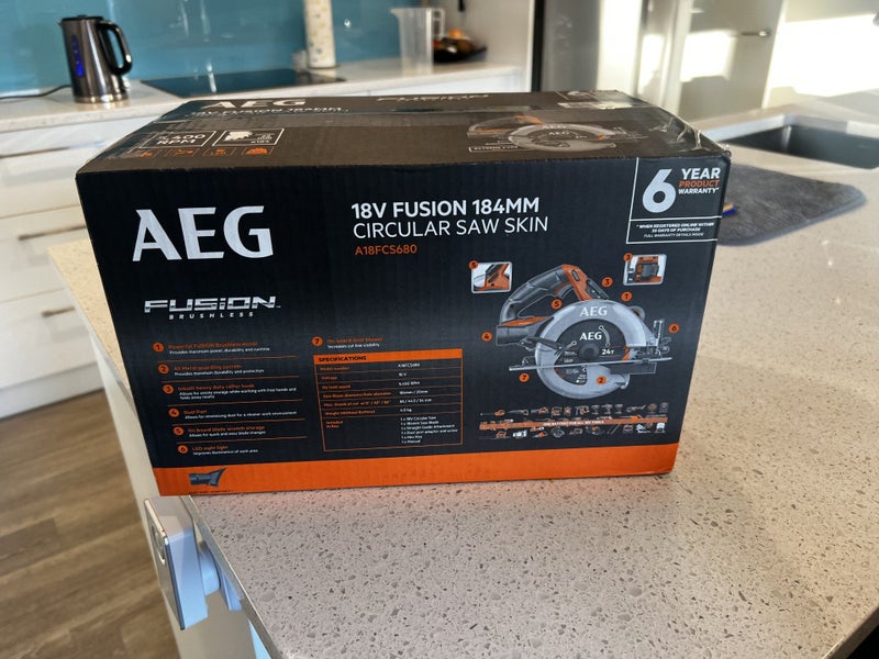 AEG 184mm Circular Saw Skin only Carousel 2
