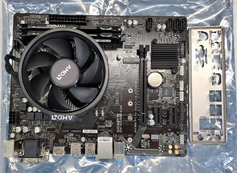 Gigabyte A320M-S2H Motherboard + CPU + RAM Carousel 1