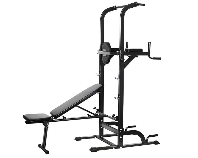 Power Tower Pull Up and Dip Station Adjustable Carousel 2