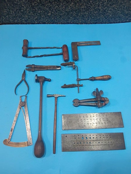 Antique French Jeweler’s & Watchmaker’s Tool Kit Carousel 1