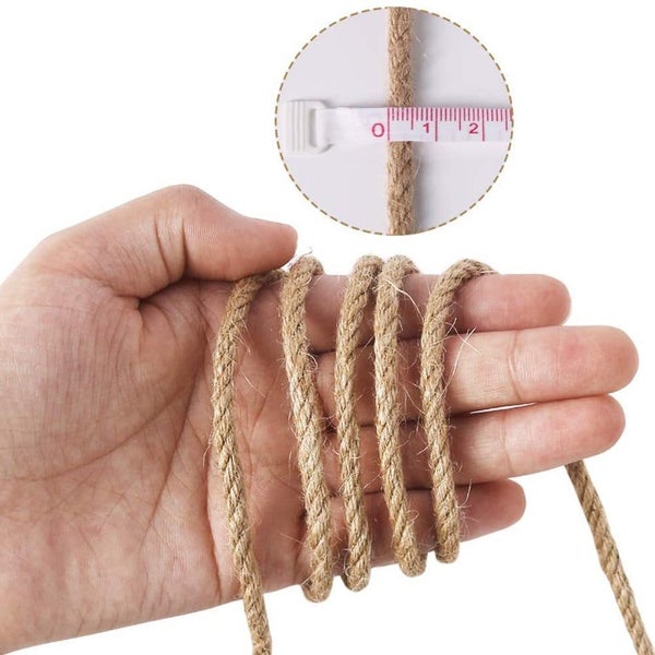 1-14mm Natural Jute Twine Vintage Jute Rope Cord String Twine Burlap For Carousel 2