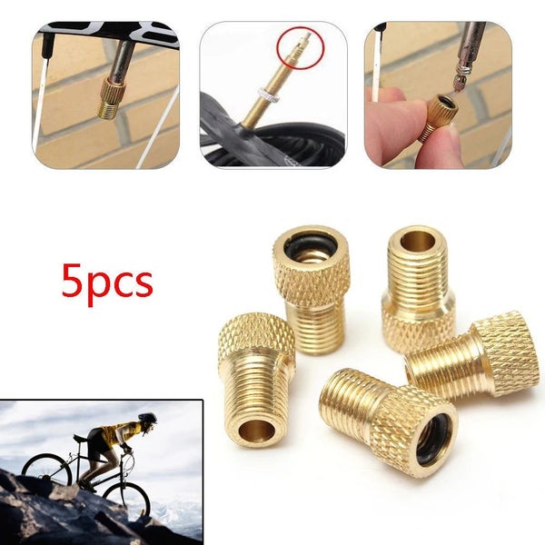 5Pcs Wheel Tire Transfer Valve Adapter Presta To Schrader Cinverter Road Carousel 1