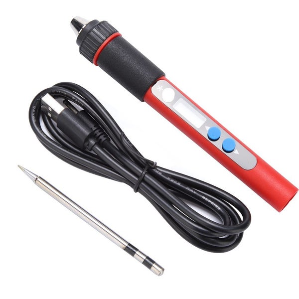 Mini Portable USB Digital Display Electric Soldering Iron Welding Repair Tool 5V Carousel 1