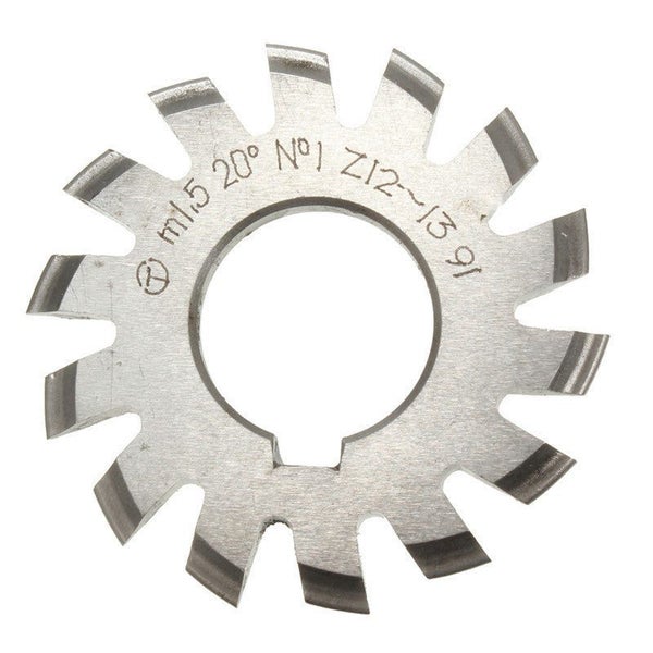 Module 1.5 PA20 Bore 22mm #1-8 HSS Involute Gear Milling Cutter Carousel 2
