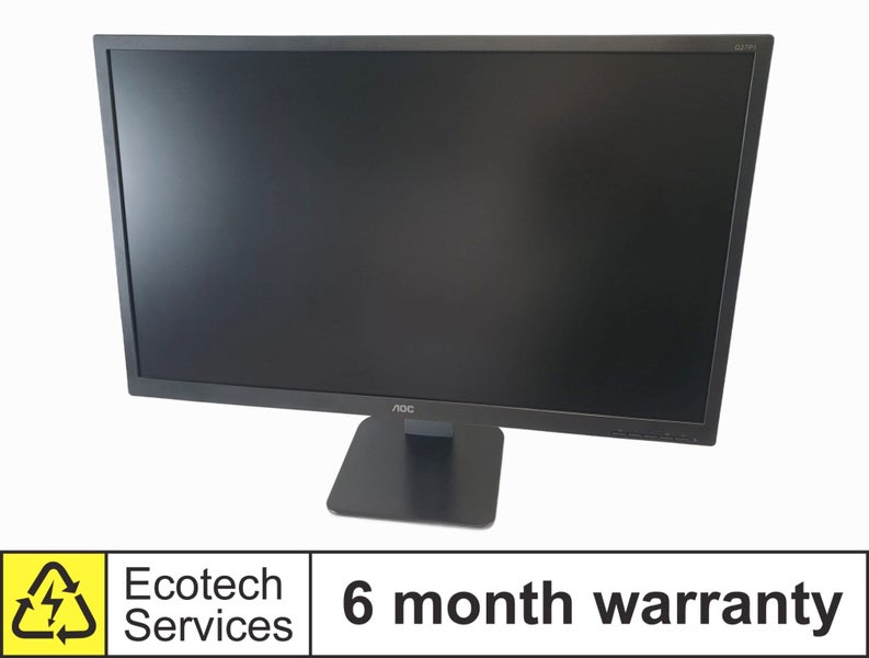 AOC 27" QHD IPS Monitor - 2560x1440 pixels, HDMI, DisplayPort Carousel 1