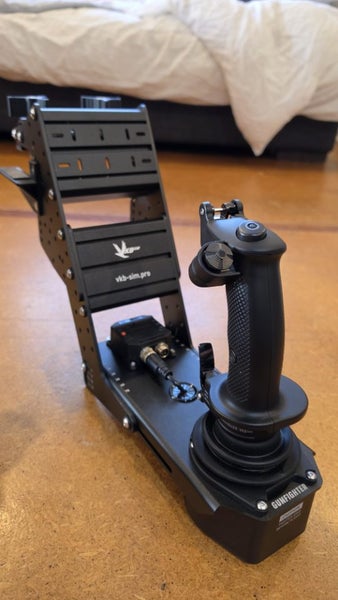 VKB Flight sim bundle Gunfighter Gladiator with STECS Mk2 Throttle PC Gaming Carousel 3