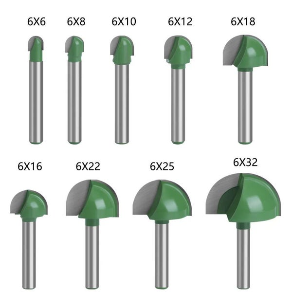 LAVIE 1pc 6mm Shank Ball Nose End Mill Round Nose Cove CNC Milling Bit Ra Carousel 2