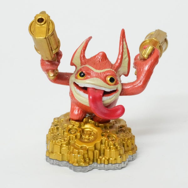 Skylanders Eon's Elite Trigger Happy - RARE Variant - Gold Base Eons elite Carousel 2