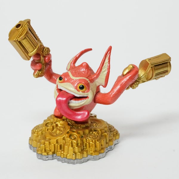 Skylanders Eon's Elite Trigger Happy - RARE Variant - Gold Base Eons elite Carousel 1