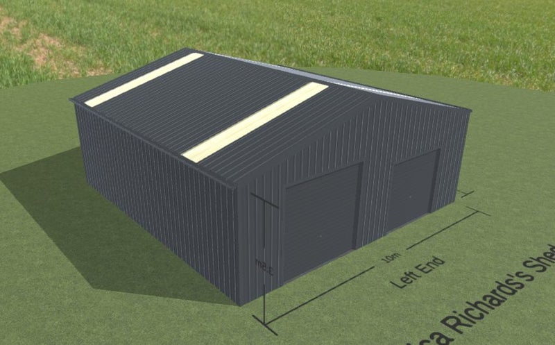 100m2 Steel Shed Carousel 1