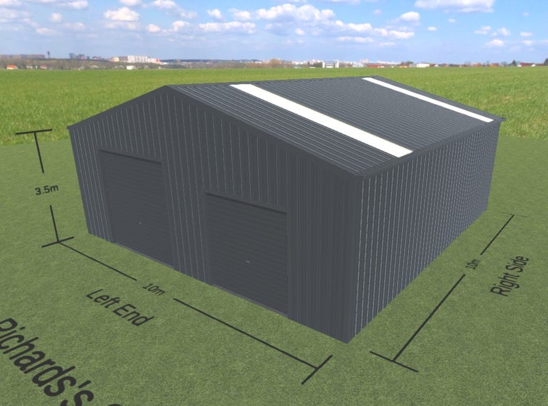 100m2 Steel Shed Carousel 2