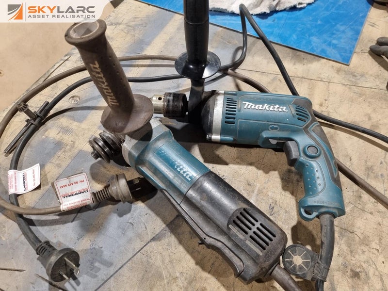 Makita Corded Drill & Angle Grinder Carousel 1