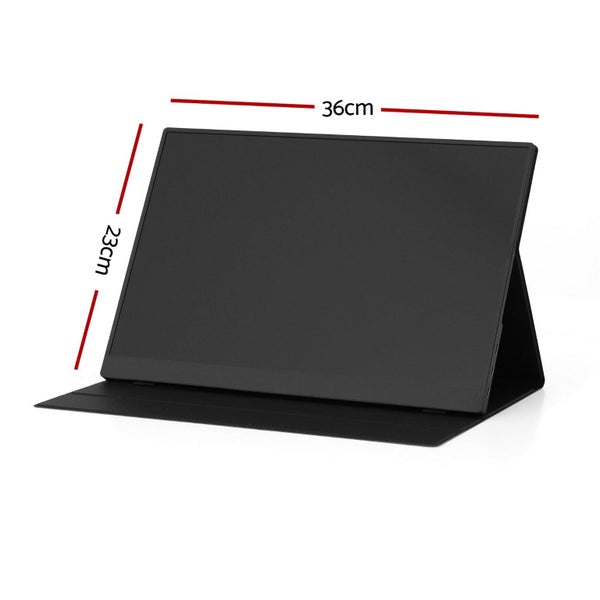 Devanti Portable Monitor Laptop Extender USB C Travel Display 16 Inch Black Carousel 2