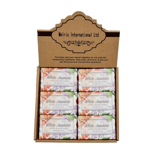 White Jasmine Soap Display 150g - 12pcs Carousel 1