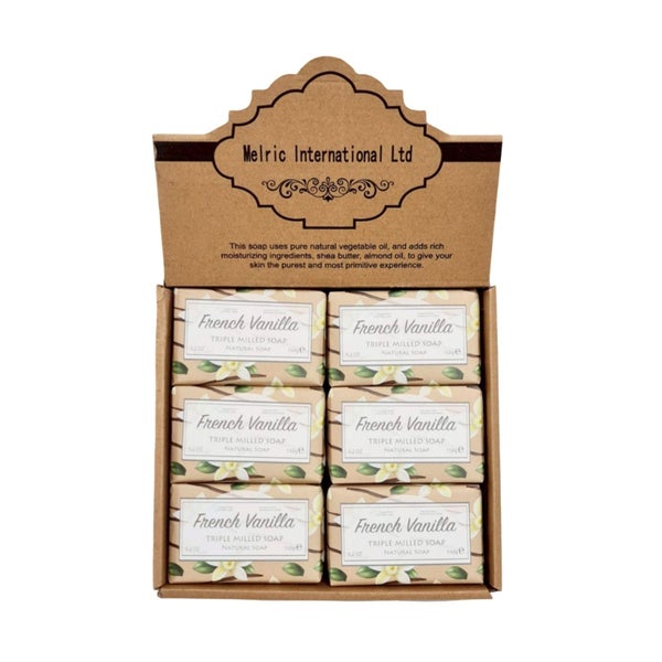 French Vanilla Soap Display 150g - 12pcs Carousel 1