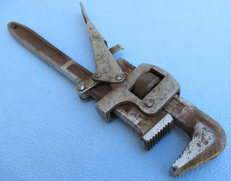Old unusual German 14 inch wrench Carousel 1