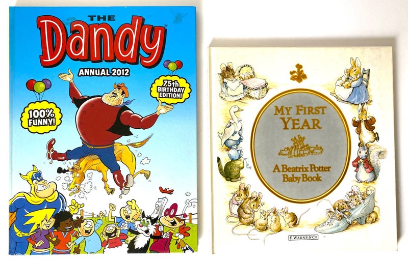 Dandy Annual 2012 75th Birthday Edition + Beatrix Potter Baby Book