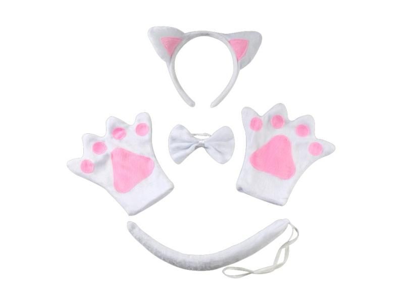 Children Black Cat Cosplay Costume Set With Ear Headband Carousel 1