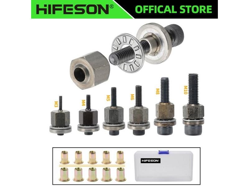 Carbon Steel Manual Rivnut Tool For M3 - M10 Nuts With 300PCS Carousel 2