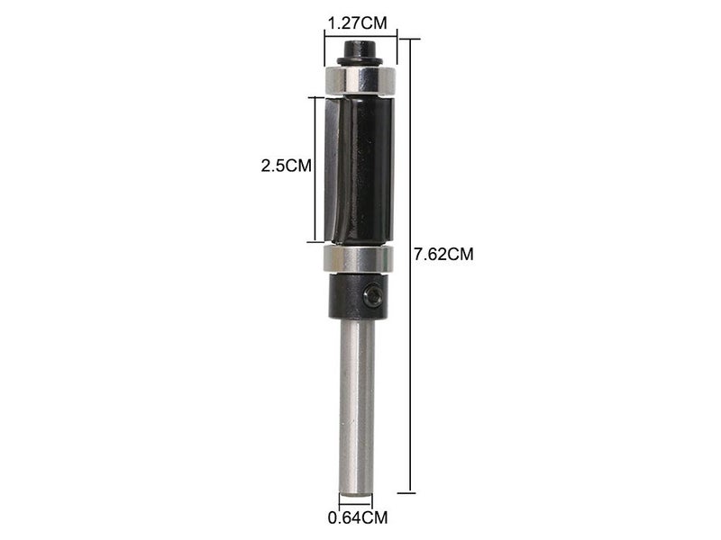 1/4 1/2 Inch Dual Edged Flush Trim Router Bit Cutter Carousel 7