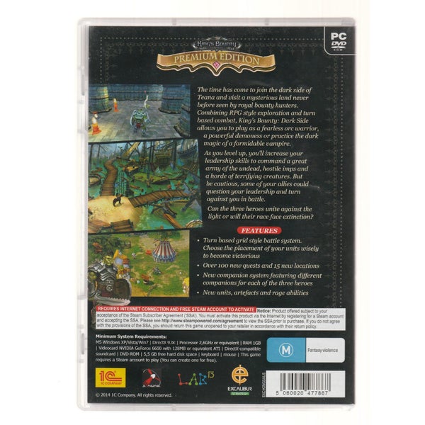 King's Bounty: Dark Side [Premium Edition] PC-DVD • Turn Based Fantasy RPG 2014 Carousel 4
