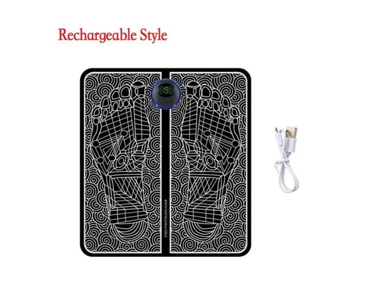 Portable Remote EMS Foot Massager Pad For Pain Relief Carousel 1
