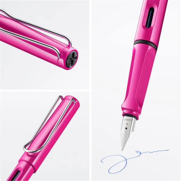 Lamy Safari Fountain Pen Pink Medium Nib (013) [LY4000100] Carousel 4