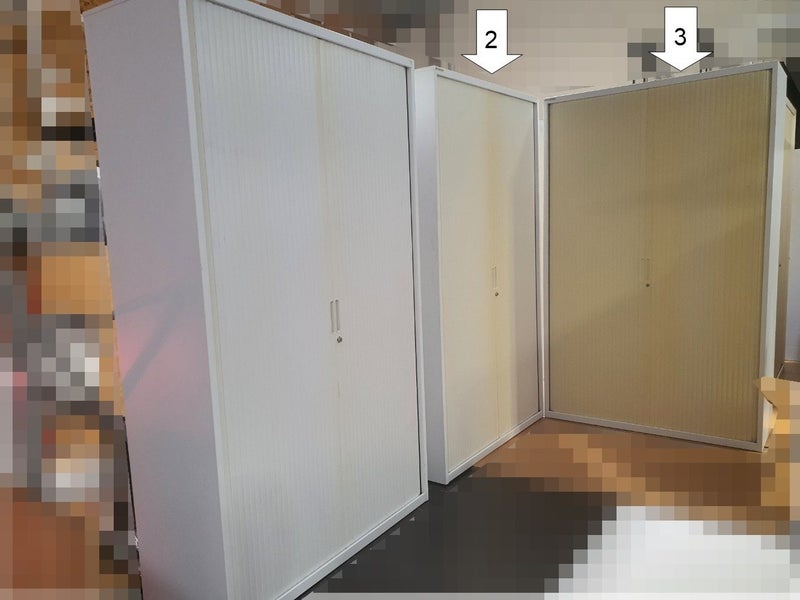 Large Storage cupboard x 1, Tambour Cupboard, With key, 6 Shelves Carousel 2