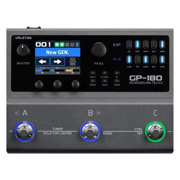 Valeton GP180 Modelling Processor Effects Pedal w/ NAM Loader Carousel 1