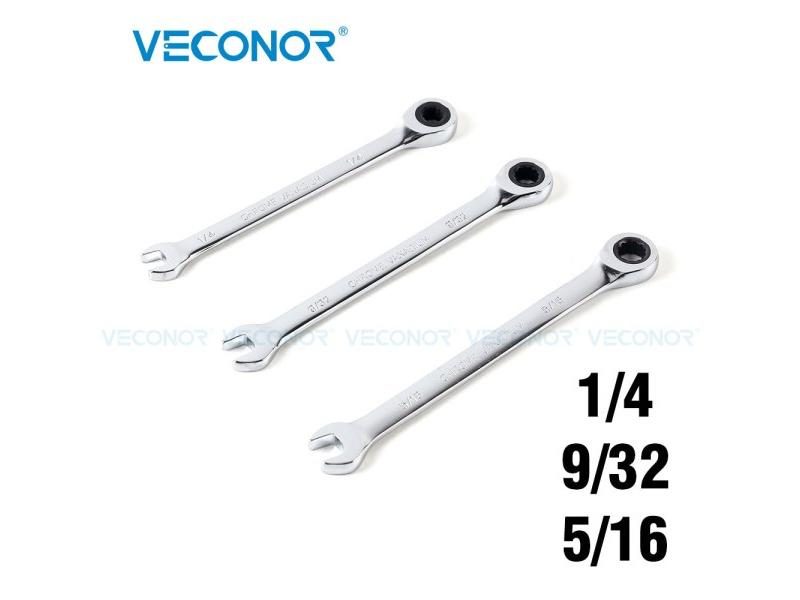 1pc 1/4 9/32 5/16 Inch Imperial Wrench Set For Car Repair Carousel 1