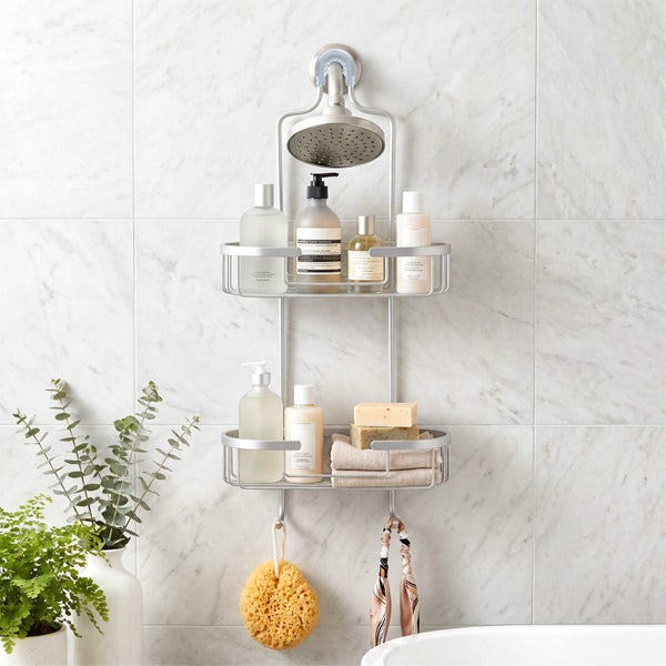 Bathroom Shower Caddy Hanging Shelf Storage Holder Rack Carousel 1