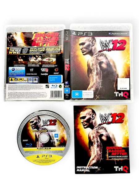 WWE 12 (PS3) *OFFICIAL WRESTLEMANIA EDITION DISC!!* Carousel 1