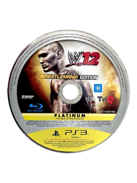 WWE 12 (PS3) *OFFICIAL WRESTLEMANIA EDITION DISC!!* Carousel 2