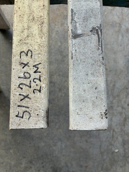 STEEL 51MmmX 26mm x 3mm 2.2M long. Carousel 1