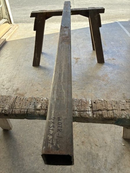 STEEL 75mm x 75mm x 4mm HRS 1.935M long. Carousel 2