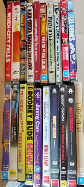 Bulk DVDs Comedy/NZ Carousel 1
