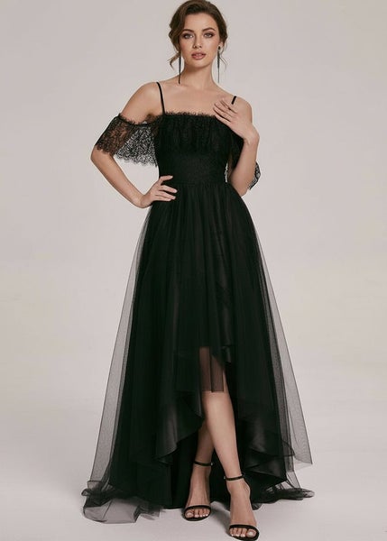 Madeline satin and tulle wedding dress in black s10-12 Carousel 1