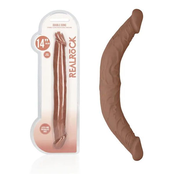 Realrock 14 Inches Double Dildo Tan 36 Cm Double Dong Carousel 1