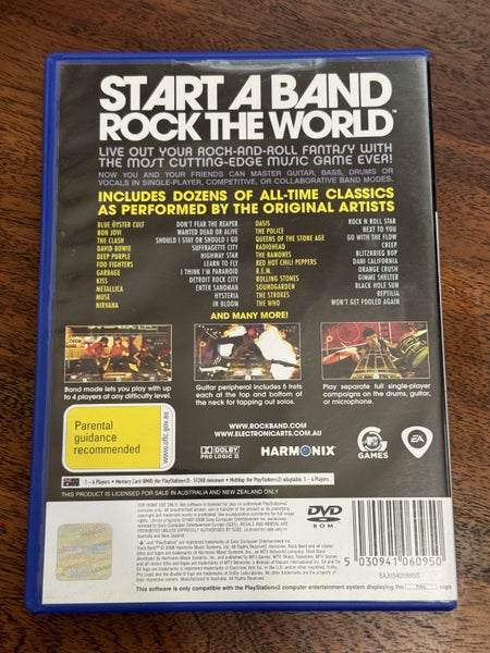 PS2 - Rock Band (Software Only) Carousel 2