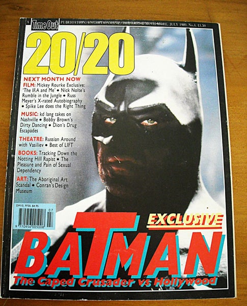 Time Out 20/20 UK July 1989 Batman. Carousel 1