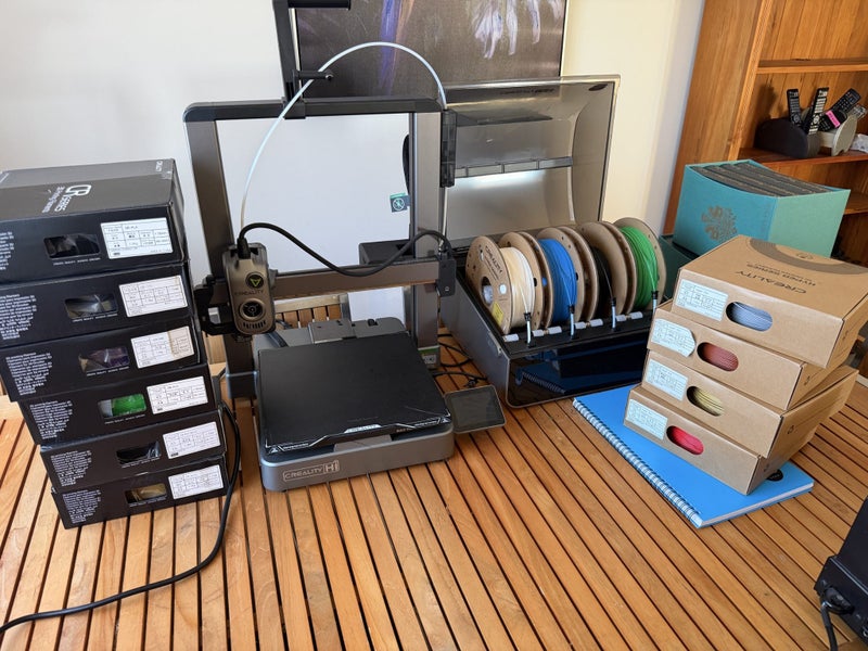 Creality K1 3D Printer + CFS Multi Colour System + Filament Bundle Carousel 1