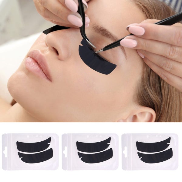 Half Moon Shaped Reusable Under Eye Pads for Eyelash Extension Excellent Si Carousel 9