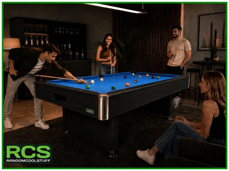 8 Foot Pool Table UPGRADE Package - BLUE . 7 Points of difference. Carousel 1