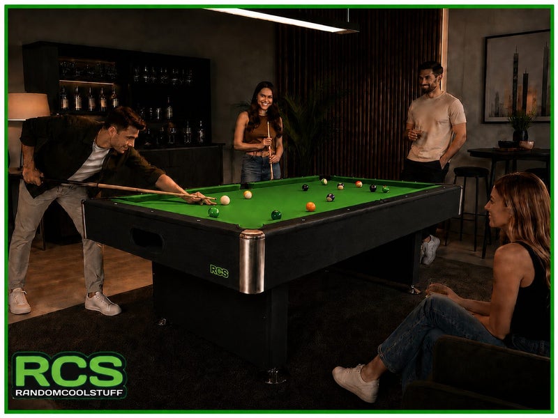 8 Foot Pool Table UPGRADE Package - GREEN .7 Points of difference. Carousel 1