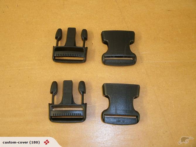 ACW Acculoc Quality 38mm Side Release Buckle, Black x 20. Carousel 1