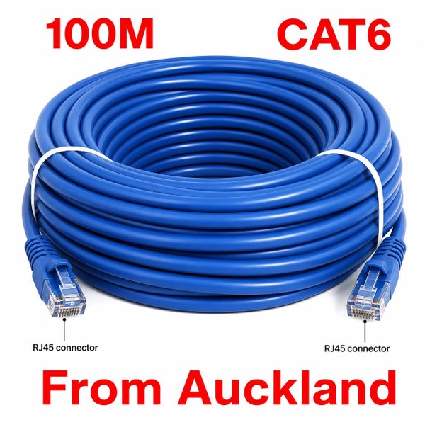 Brand New 100m 335ft CAT6 Ethernet Network Cable RJ45 High-Speed AKL Stock Carousel 1
