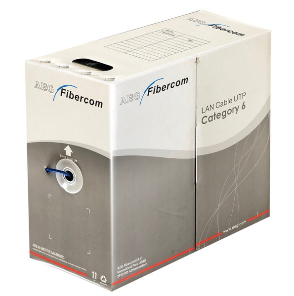 Brand New 305m 1000ft Network Cable CAT6 Ethernet LAN UTP roll Blue AKL Stock Carousel 2