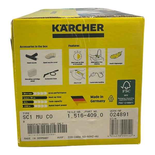 KARCHER SC1 COMPACT STEAM CLEANER Carousel 3