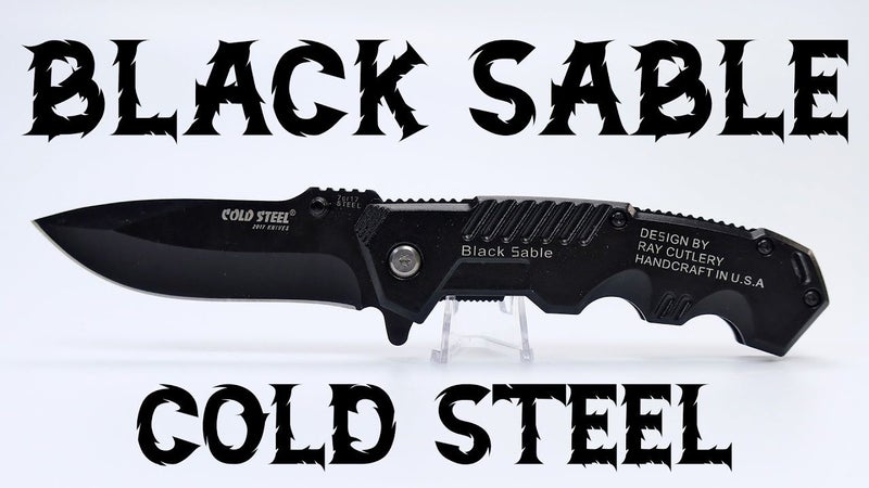 Black Sable Cold steel Folding Knife Carousel 1