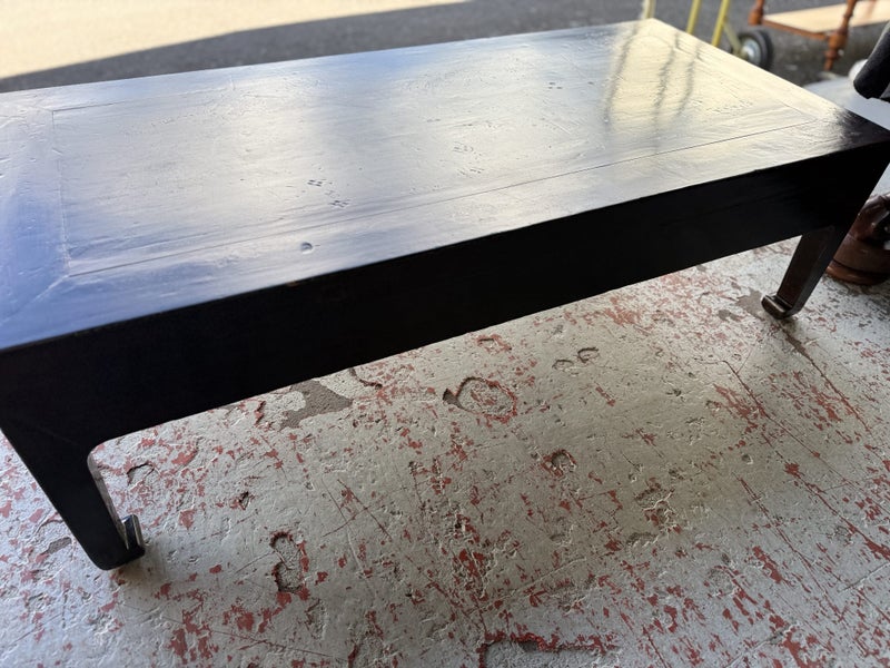 An Antique Chinese Oxblood Red Lacquer One Drawer Coffee Table Carousel 20